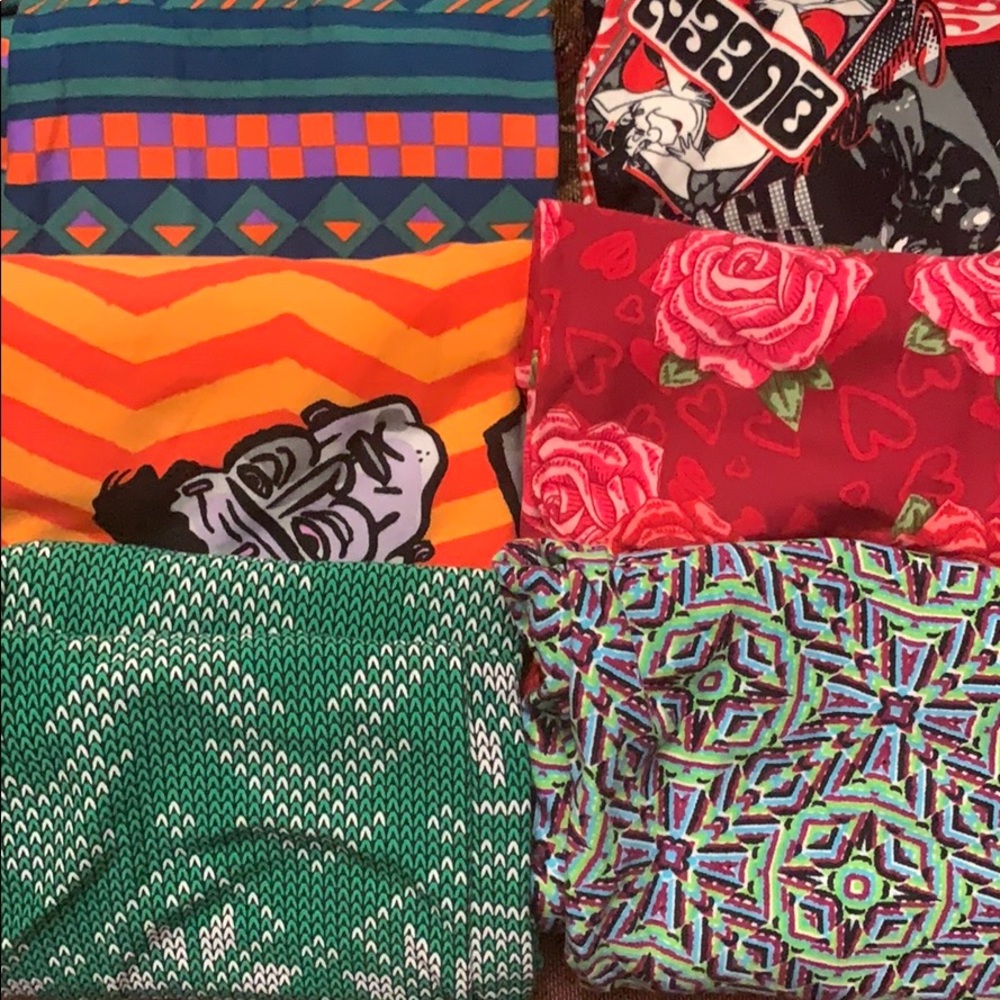 6 pairs of one size leggings